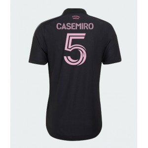Inter Miami Casemiro #5 Jalkapallovaatteet Vieraspaita 2026-27 Lyhythihainen